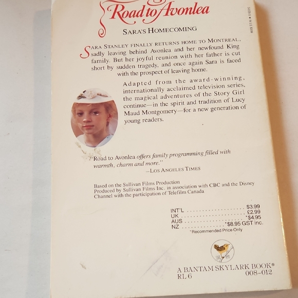 Road to Avonlea: Sara's Homecoming Book - Picture 2 of 7